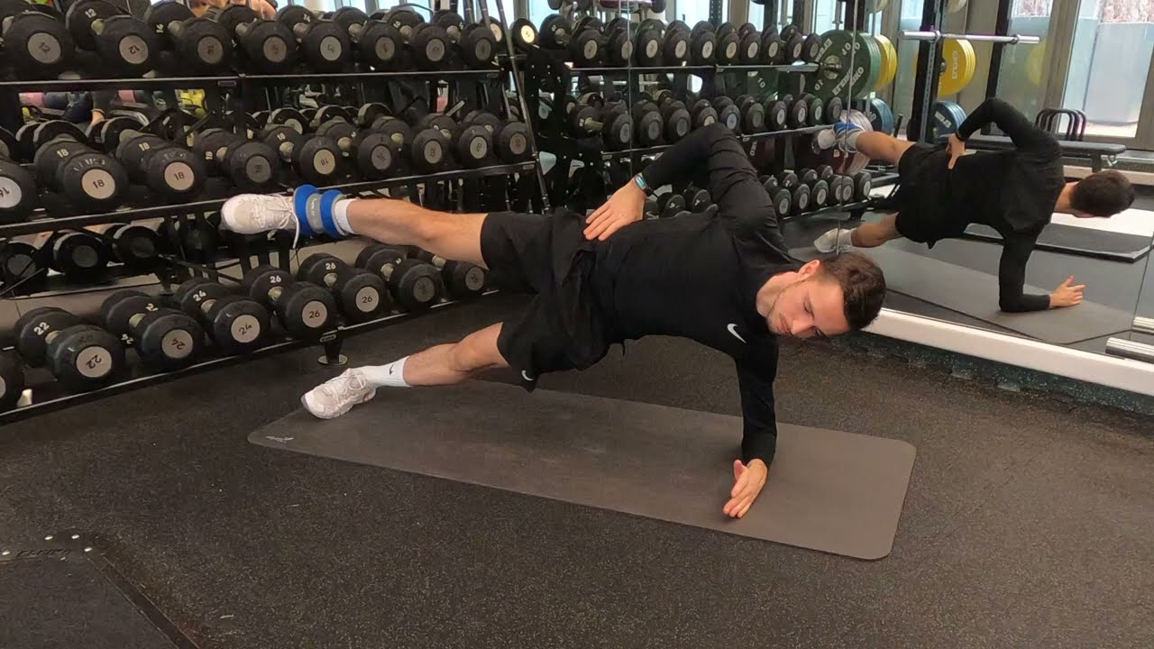 Side Plank with Iso Leg Hold