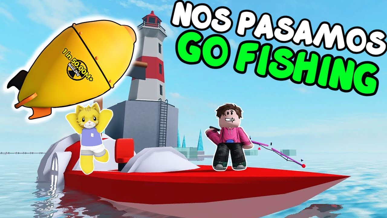 Nos PASAMOS GO FISHING 🐟 De Noobs a PRO ROBLOX | ROBI Y KIKU