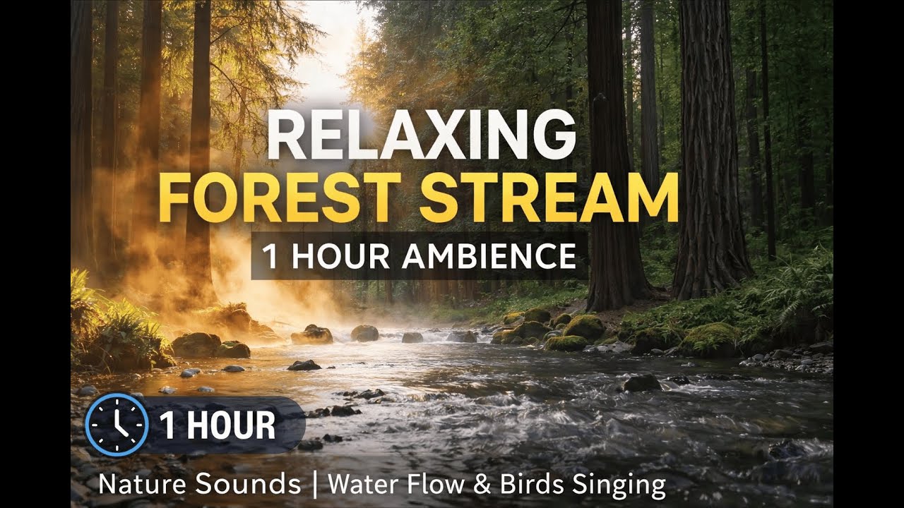 Relaxing Nature Sounds 🌿 1 Hour | Sleep, Meditation & Study
