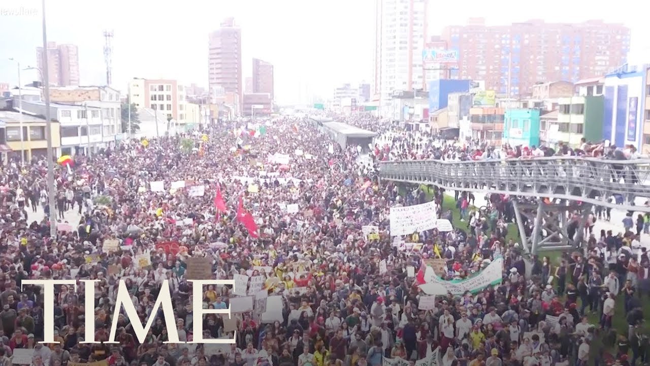 Clashes In Colombia As Hundreds Of Thousands Protest Against Government | TIME