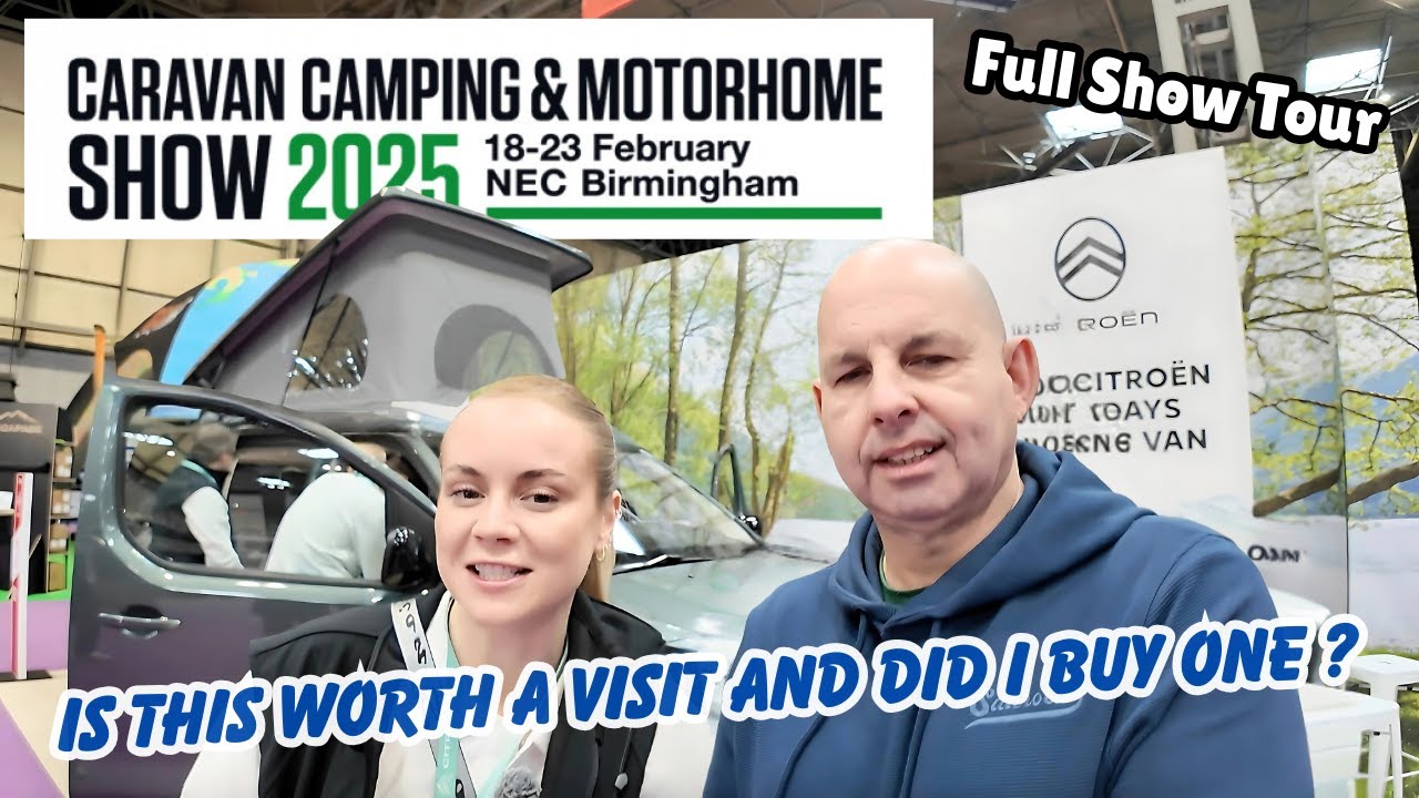 Lets Visit The CARAVAN CAMPING & MOTORHOME SHOW 2025 At The NEC and was it worth the visit.