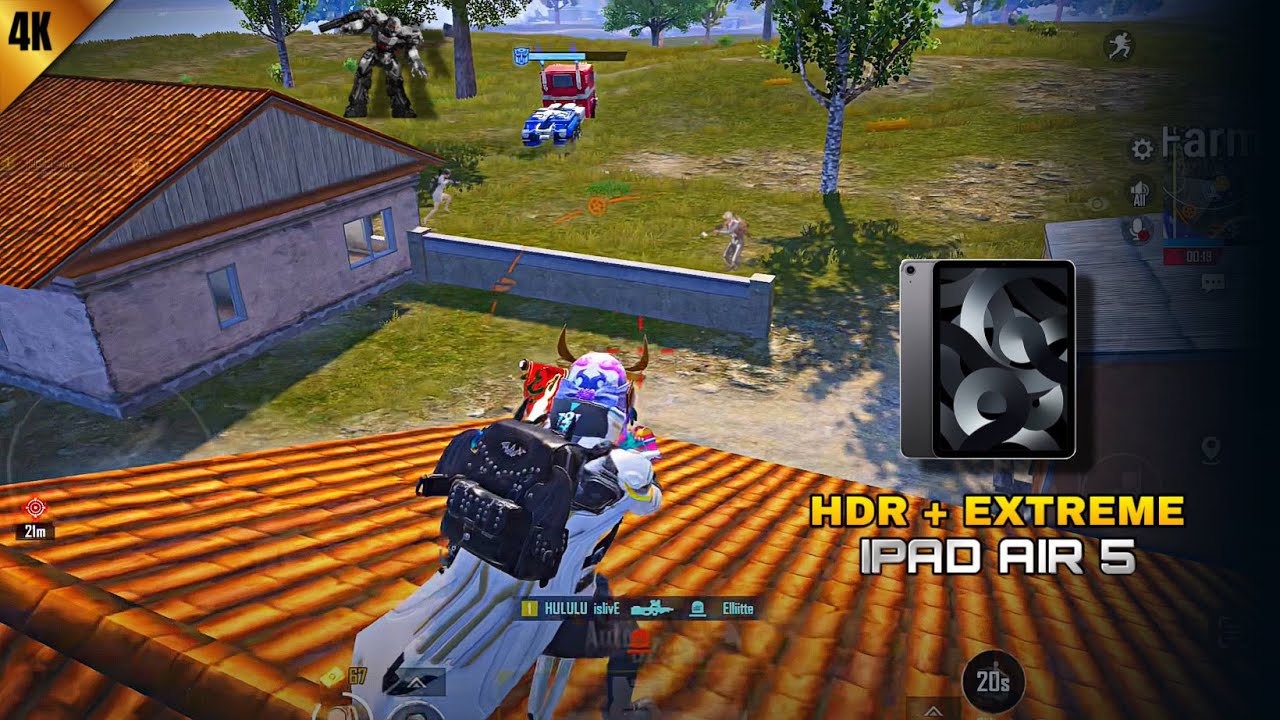 iPAD AIR 5th GENERATION PUBG/BGMI TEST ⚡️ M1 Chip! || FULL GYRO + 5 FINGER GAMEPLAY