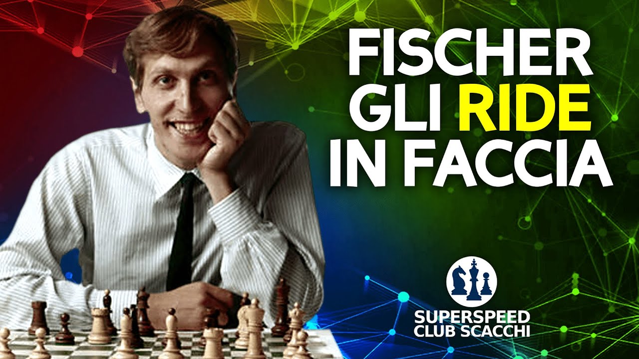 Fischer Ride in Faccia dopo La Prima Mossa del Nero
