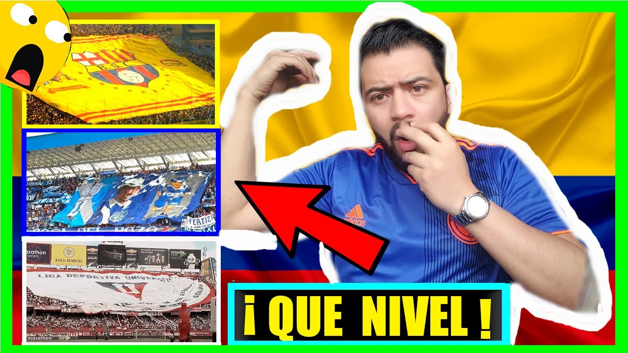 😱COLOMBIANO REACCIONA | MEJORES HINCHADAS | DE FUTBOL DE ECUADOR | ¡ QUE NIVEL !😱