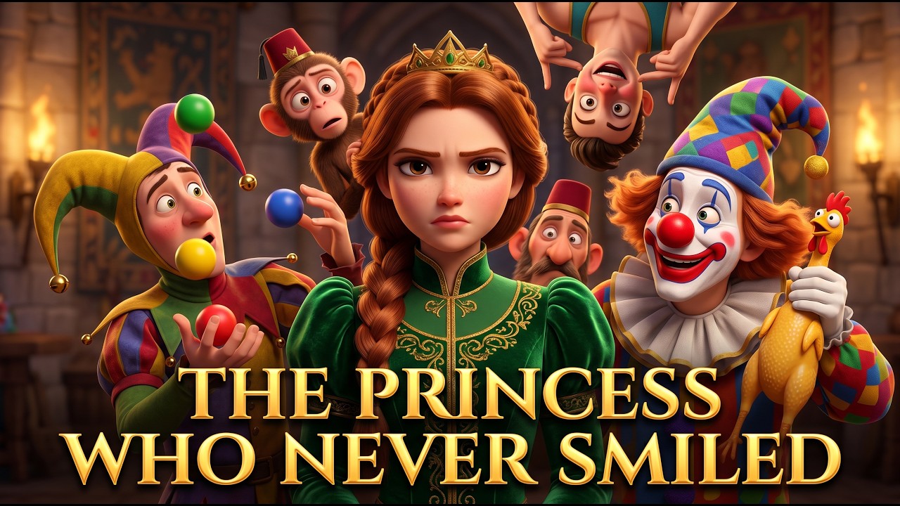 The Princess Who Never Smiled 🌸 | Bedtime Story for Kids in English | Princess Story ✨