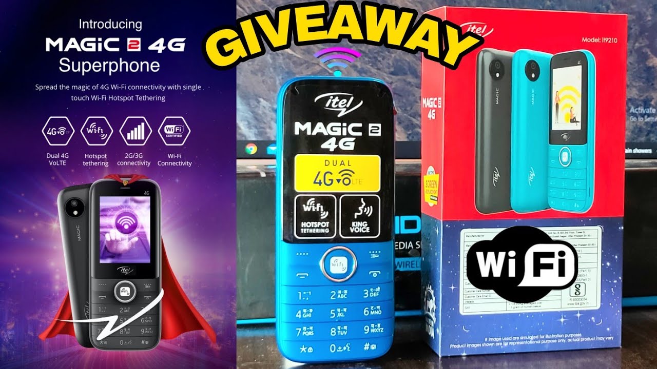 Itel Magic 2 4G 🔥 Unboxing ☑️ Giveaway ⚡ Hotspot Tethering || Full Details in Hindi