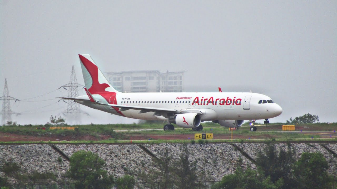 Air Arabia Airbus A320 at Adani Mangaluru Airport (New Livery) #gatewaytogoodness