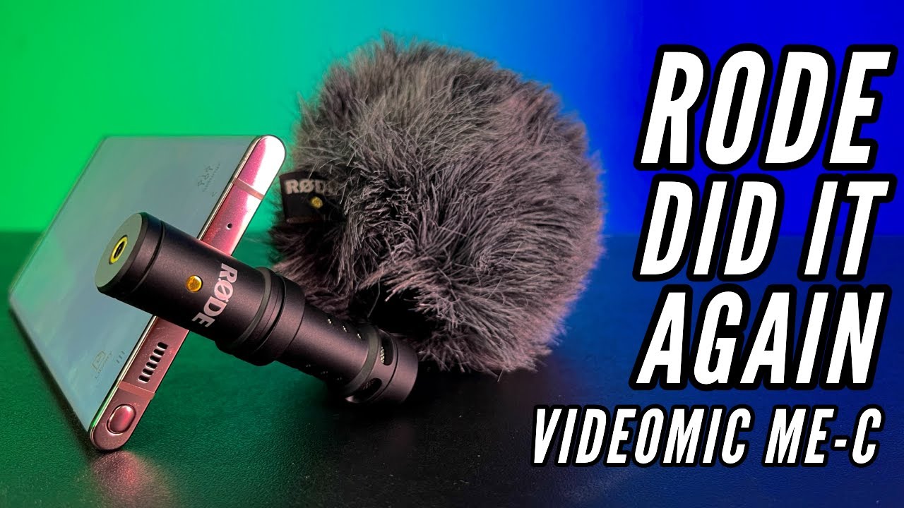 Rode снова сделал это. Направленный микрофон Rode VideoMic Me C USB C. Сегодня я чувствую себя как TIFL.