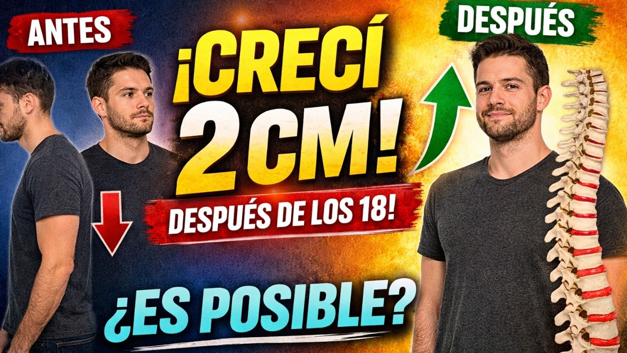 Cómo Aumentar Estatura Después de los 18 (Crecí 2 CM Siendo Adulto)