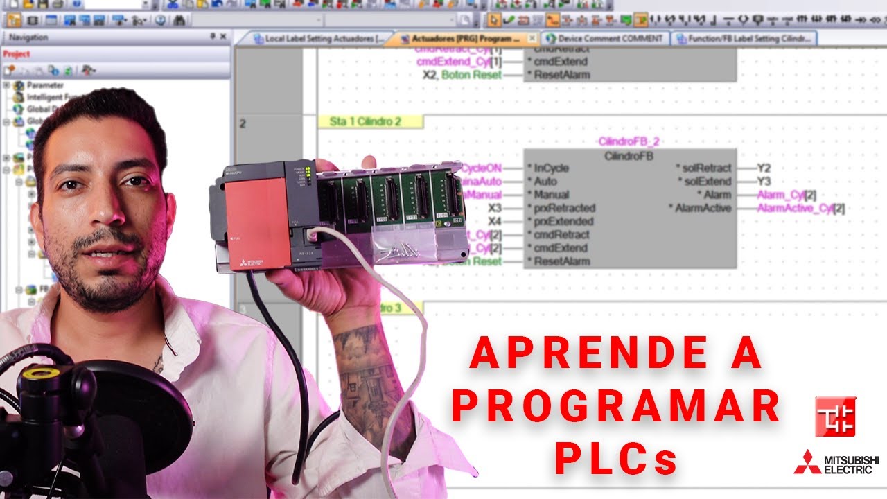 El video más completo sobre PLC Mitsubishi - GX Works2 (Tutorial paso a paso)