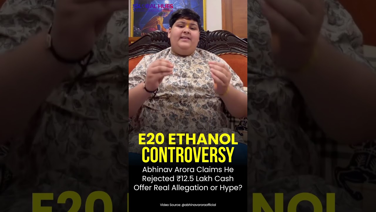 ​₹12.5 Lakh Offer to #criticise #e20fuel Policy? #abhinavarora  Claim Sparks #onlinedebate 🚨