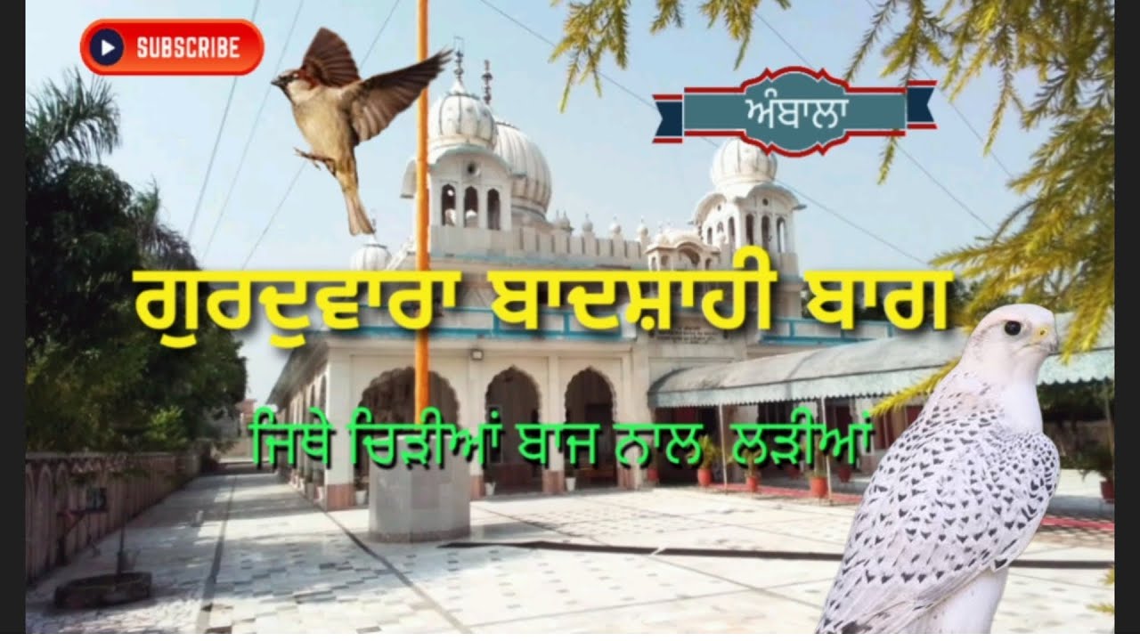 gurudwara badshahi  baag  #ambala #Gurudwara #guru gobind singh  @JitekSinghWaraich
