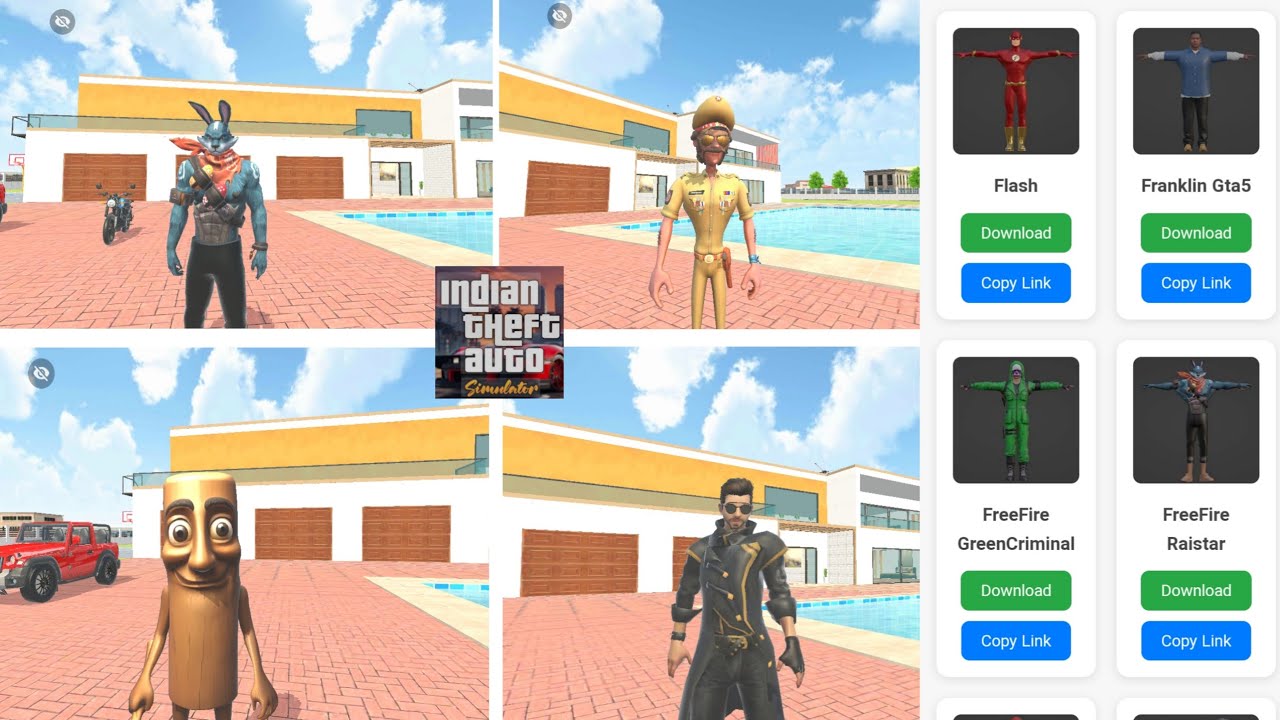Indian theft auto simulator new update ITA menu 🤯 