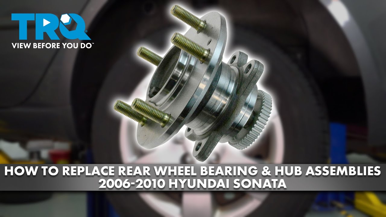How to Replace Rear Wheel Bearing & Hub Assemblies 2006-2010 Hyundai Sonata