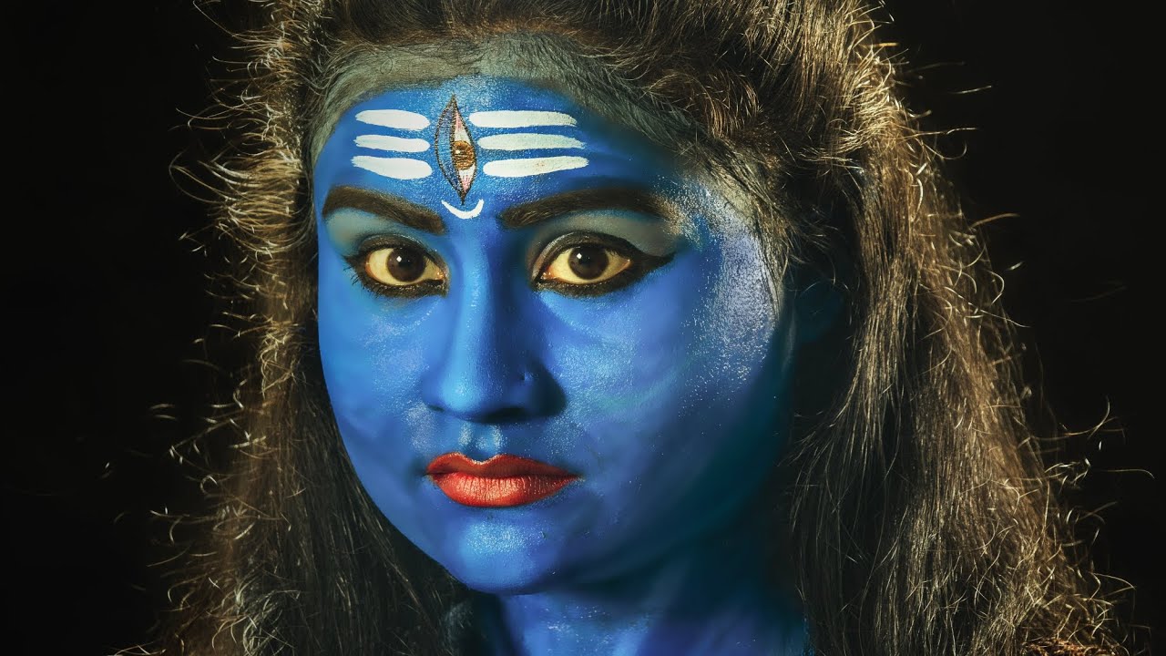 Mahadev face painting 🎨 