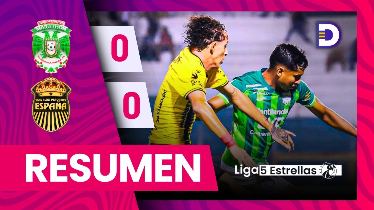 Marathón 0 - 0 Real España | Jornada 14 | Liga Nacional - Apertura 2025 - 2026