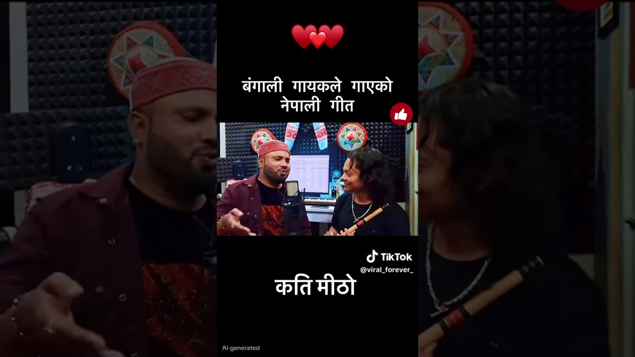 #bangali singer singing nepali song