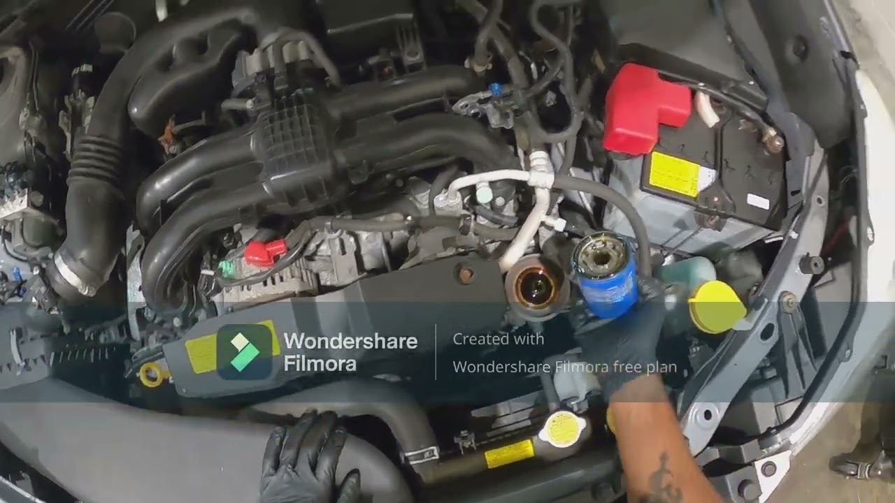 HOW TO DO OIL CHANGE ON  SUBARU FORESTER..