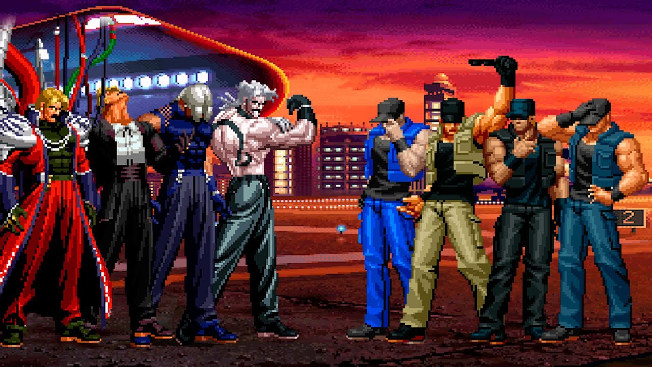 [KOF Mugen] Rugal Bernstein Team vs Clark Steel Team