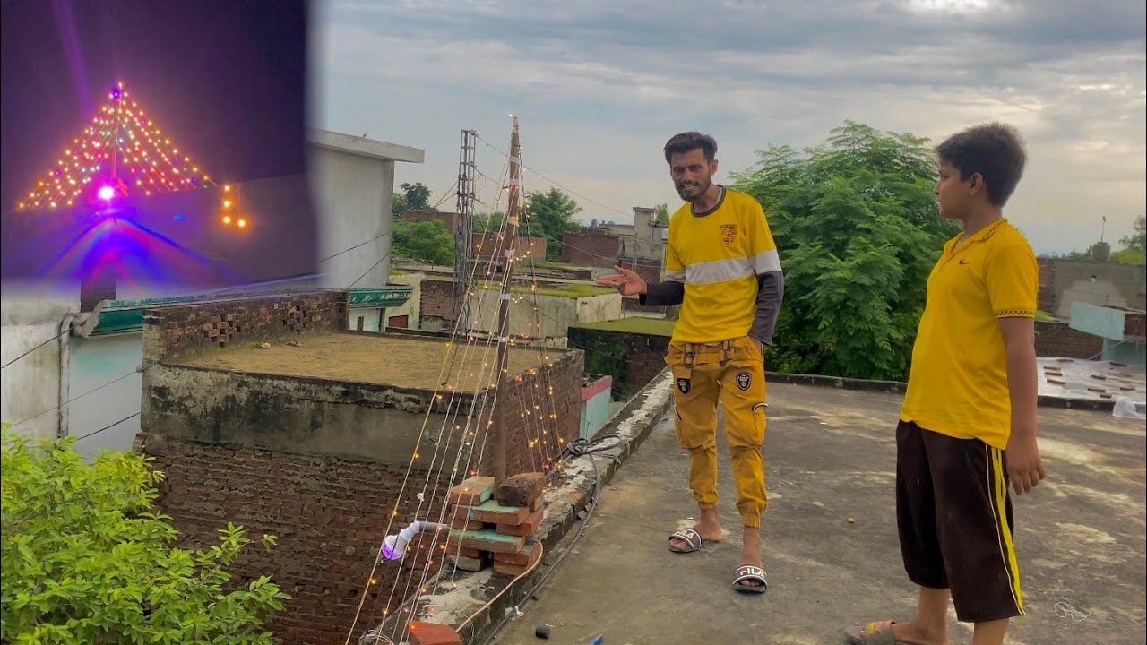  12 Rabi ul awal Ki Light Bachiyon Ke Sath Lagva Di