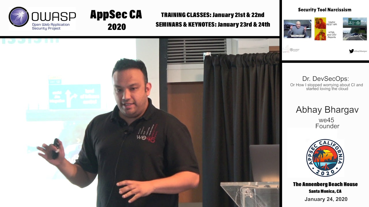 Dr. DevSecOps: Or How I stopped worrying about CI and started loving the cloud - Abhay Bhargav