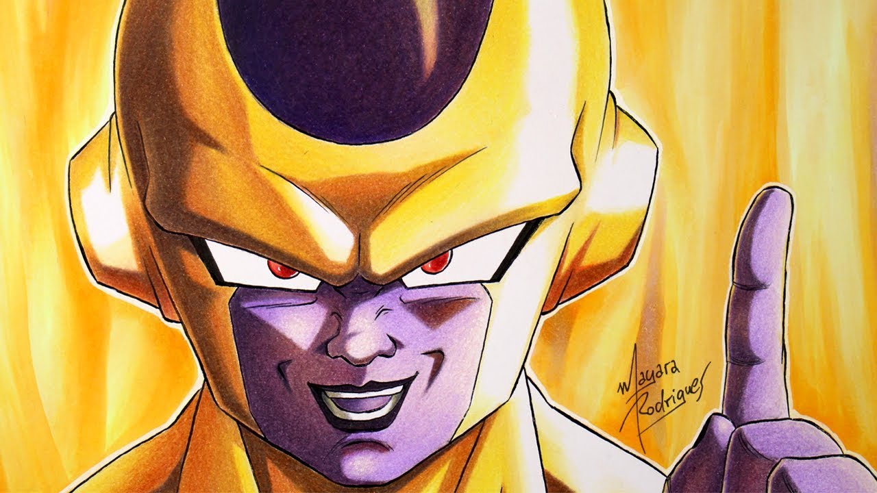 How to Draw GOLDEN FREEZA - DRAGON BALL SUPER