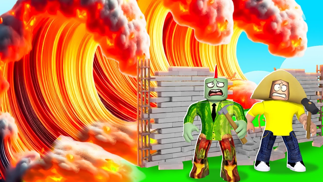 Bouw Om De Lava Te Overleven In Roblox!