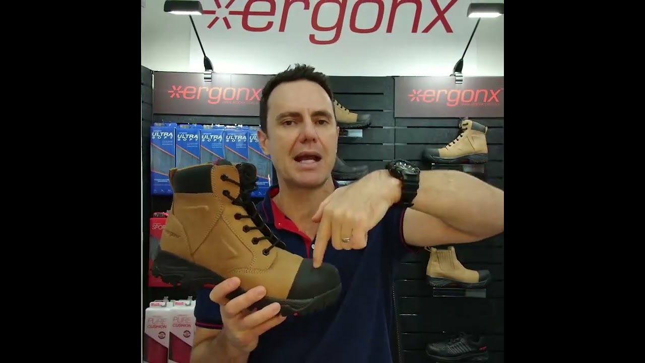 The Impact Test Australian Standards Toe Cap Work Boots -