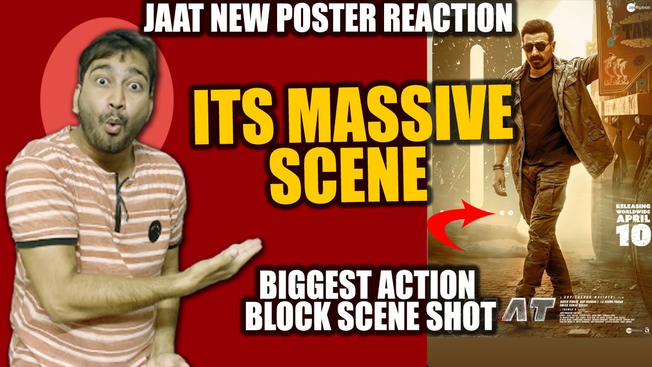 Jaat New Poster REACTOIN | Touch Kiya Song REACTION | Jaat Biggest Update | Sunny Deol
