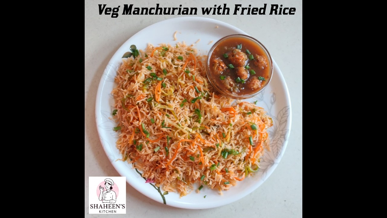 Ramzan Day 21 | Veg Manchurian with Fried Rice | Indo-Chinese Special | Street Food Style 😋😍🍚🔥