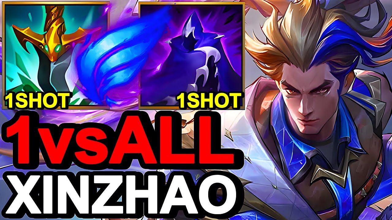 WILD RIFT CHINA XIN ZAHO JUNGLE - 21KILL WINRATE 69% Best Xinzhao Build Runes - Sovereign Rank