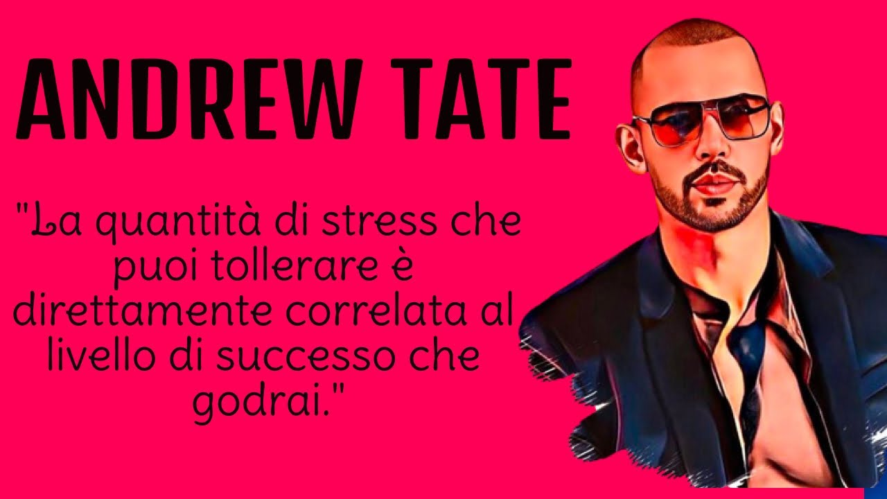 ANDREW TATE il Kickboxer e Motivatore I SUOI MESSAGGI POST,CITAZIONI