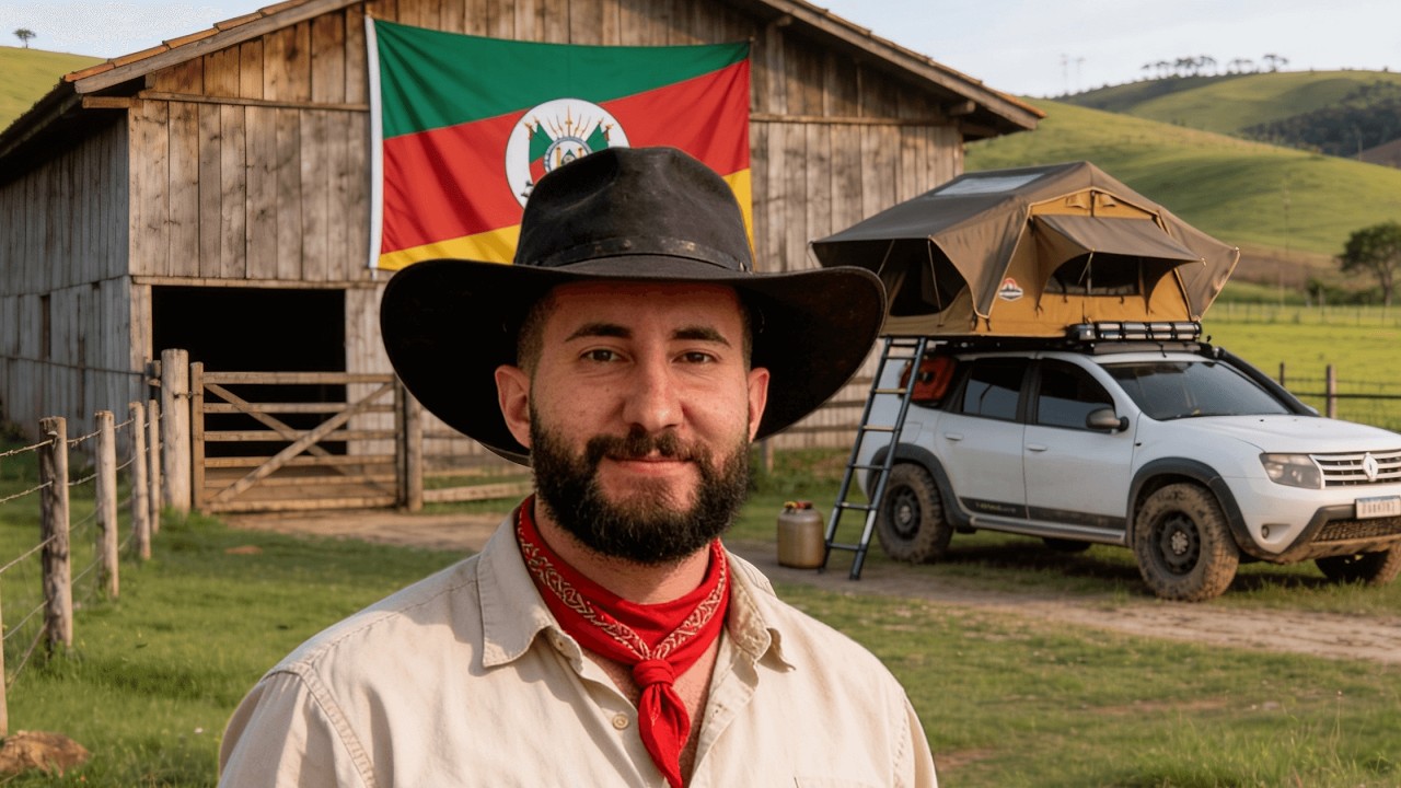 Isso só existe no INTERIOR do SUL do Brasil, chegamos no PAMPA GAÚCHO