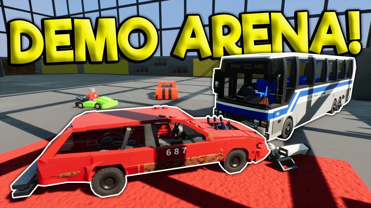 LEGO DEMO DERBY ARENA CRASHES! -  Brick Rigs Multiplayer Gameplay - Lego Toy Car Crash