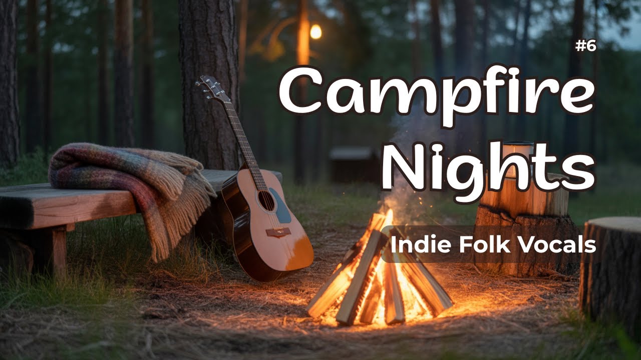 Campfire Folk Session #06   Warm Indie Folk Vocals   60 Min