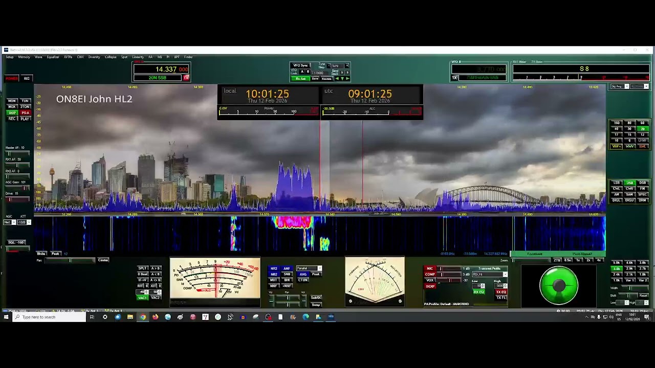 12-2-2026 20m VK2CPC,ZL3OZ,G1IZQ,G3IRQ,G0OUF,G4AAV