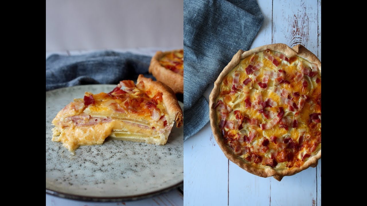 Nem Tærte Med Skinke, Kartofler, Ost Og Bacon - Lækker Aftensmad - One Kitchen DK