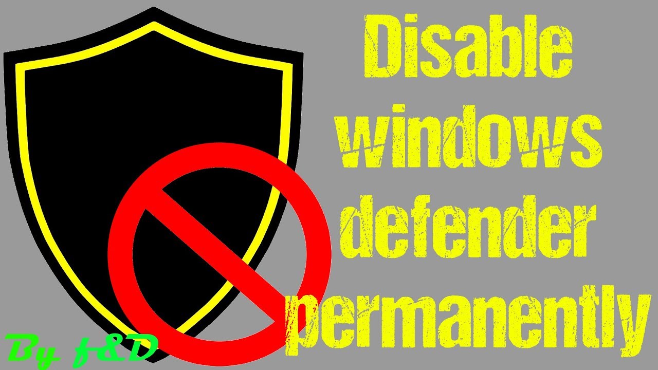How to disable Windows Defender in Windows 10 permanently (2 Methods)