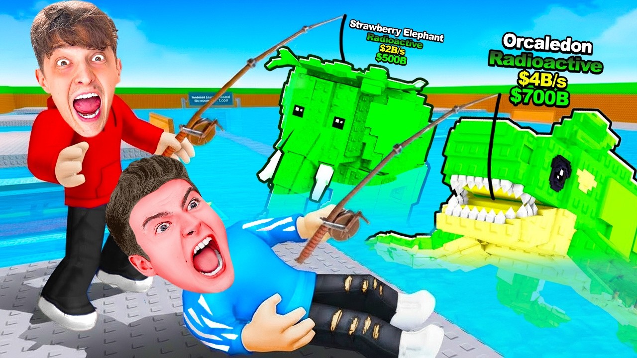 Wer ANGELT die KRASSESTEN BRAINROTS in 30 MINUTEN? 😱 (LUMEXX vs LUKAS)