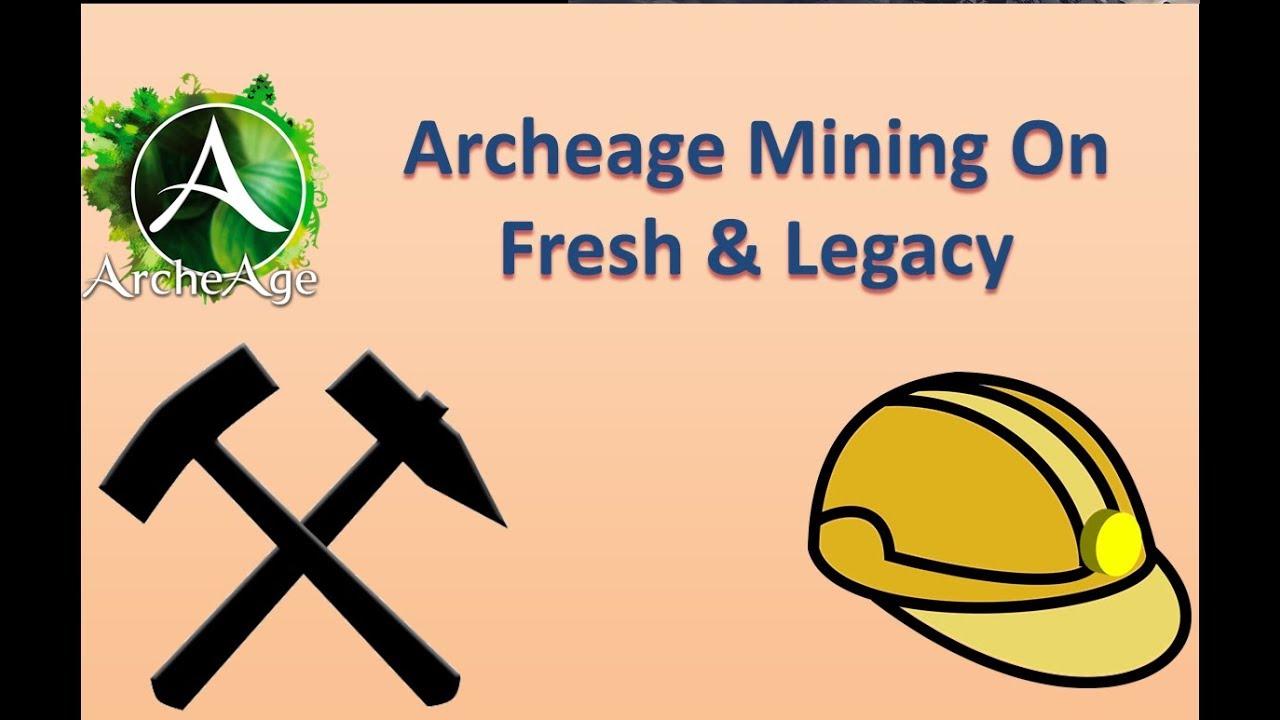 Archeage Mining For Gold & Apex in 4.5 Worth it?