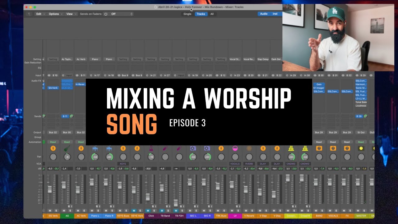 Santo Por Siempre (Holy Forever) | Mixing a Worship Song - Episode 3
