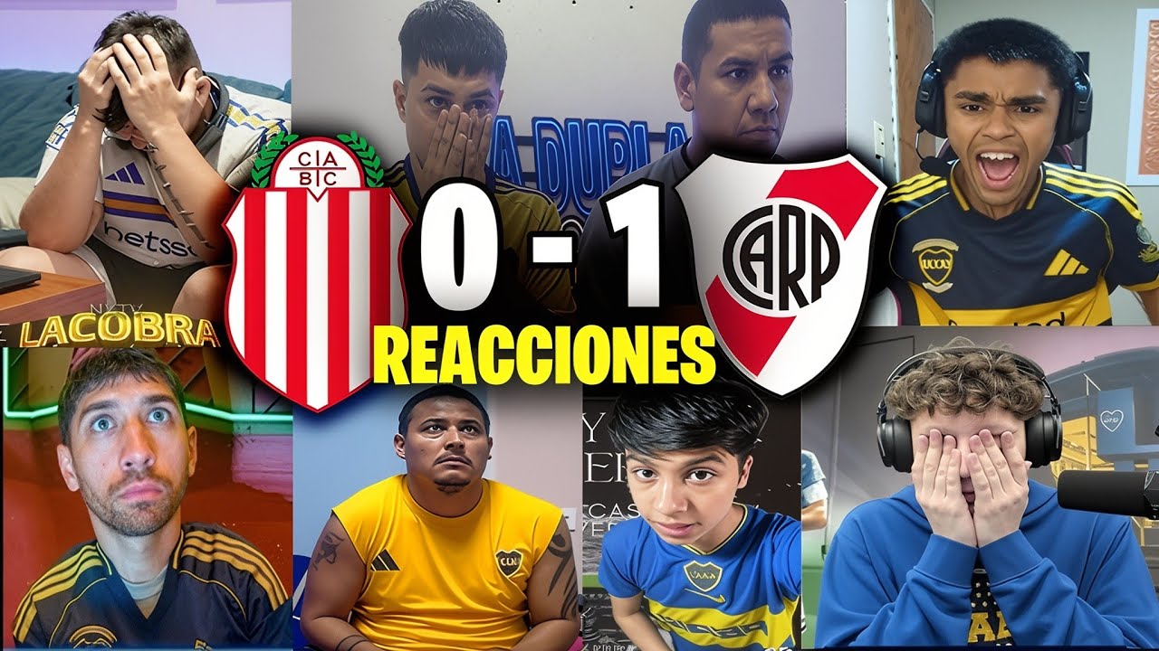 REACCIONES DE HINCHAS DE BOCA AL BARRACAS CENTRAL 0 RIVER PLATE 1