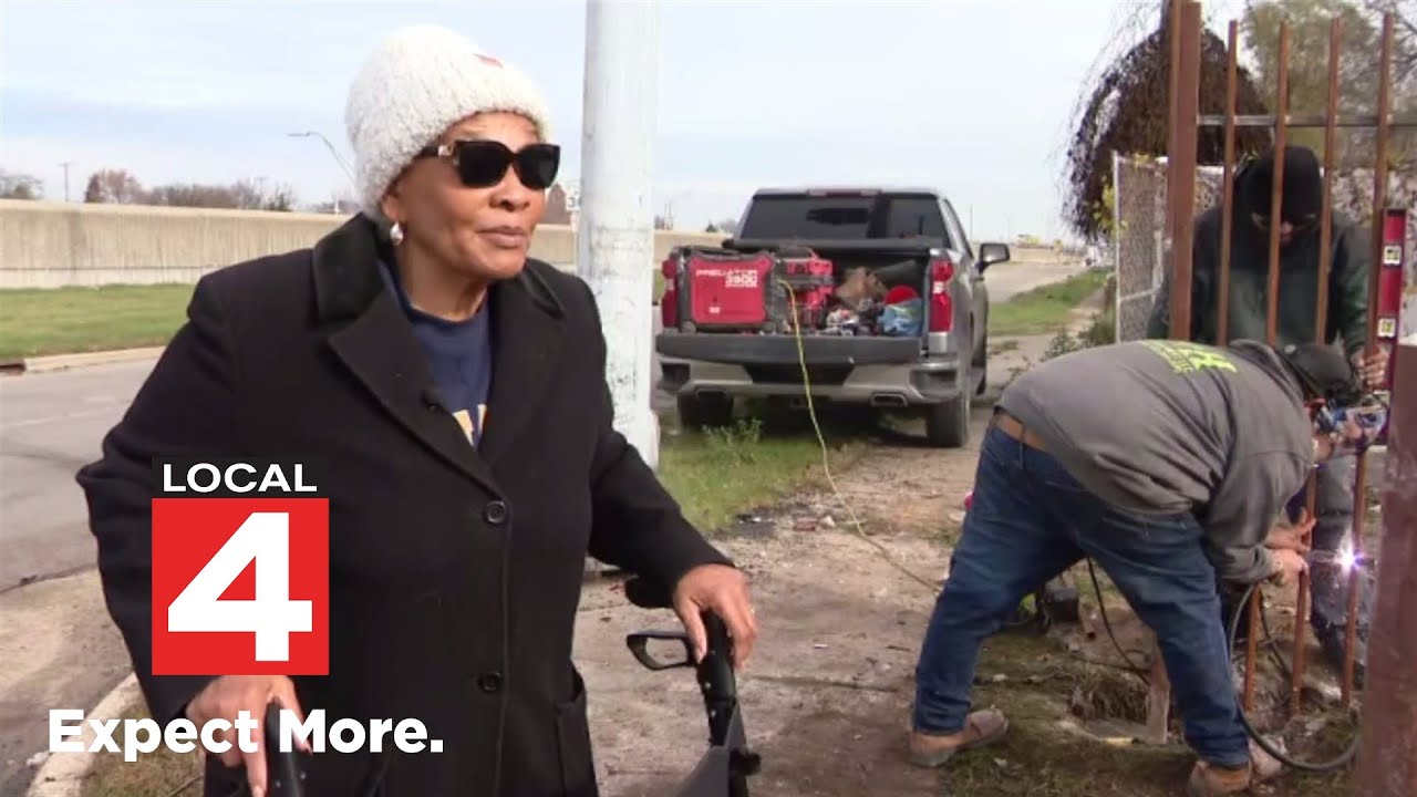 Good Samaritans Rush to help after 27th cars crash Into elderly woman's fence in Highland Park