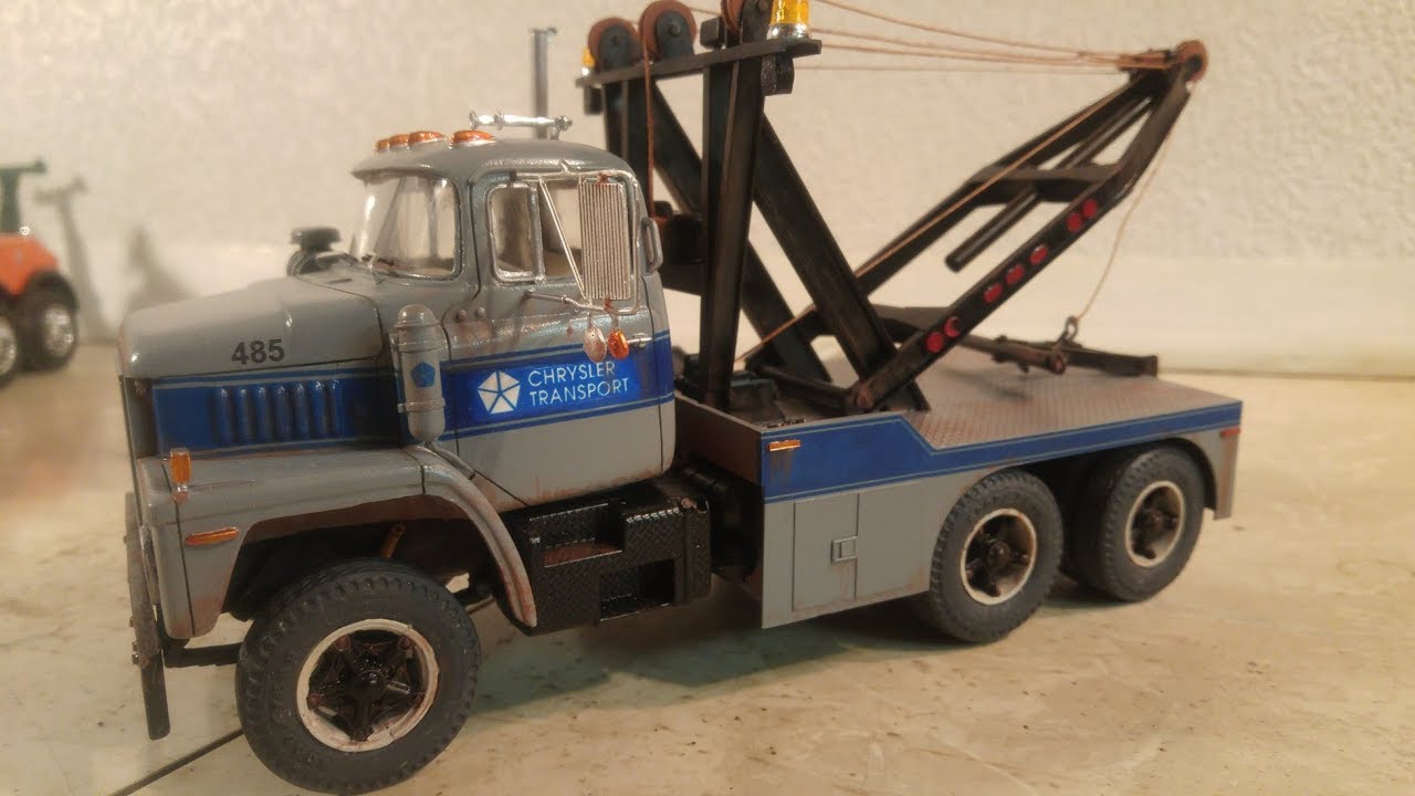 Dodge Heavy Tow Truck Build Pt9 1/25 scale Finished