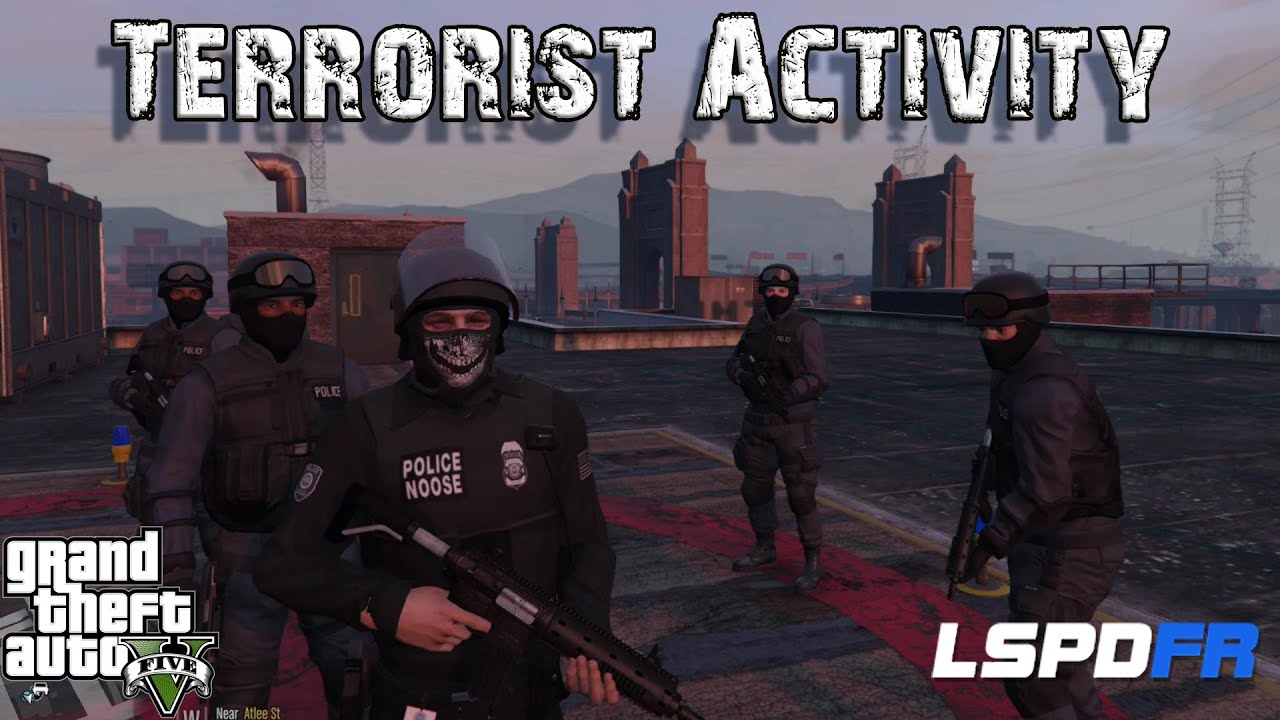 Terrorist Activity in Subway | Bank Robbery | GTA 5 Police Mod LSPDFR