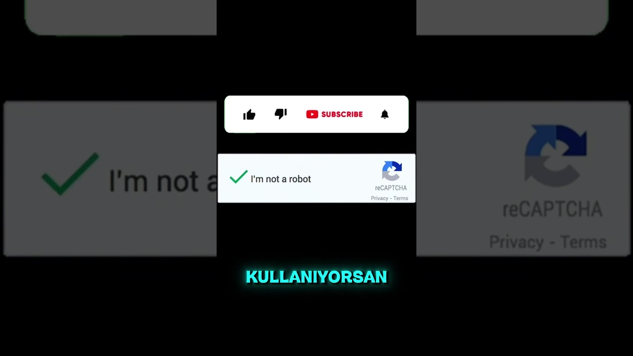“Robot Değilim” Testi Aslında Neyi Ölçer🤖🤖