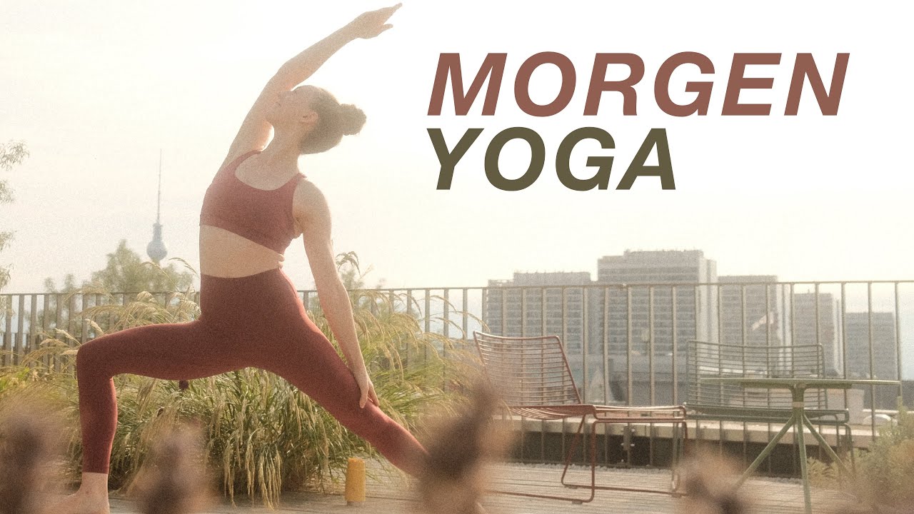 Morgen Yoga 15 Min | kraftvoll & fließend | Berlin Skyline Flow