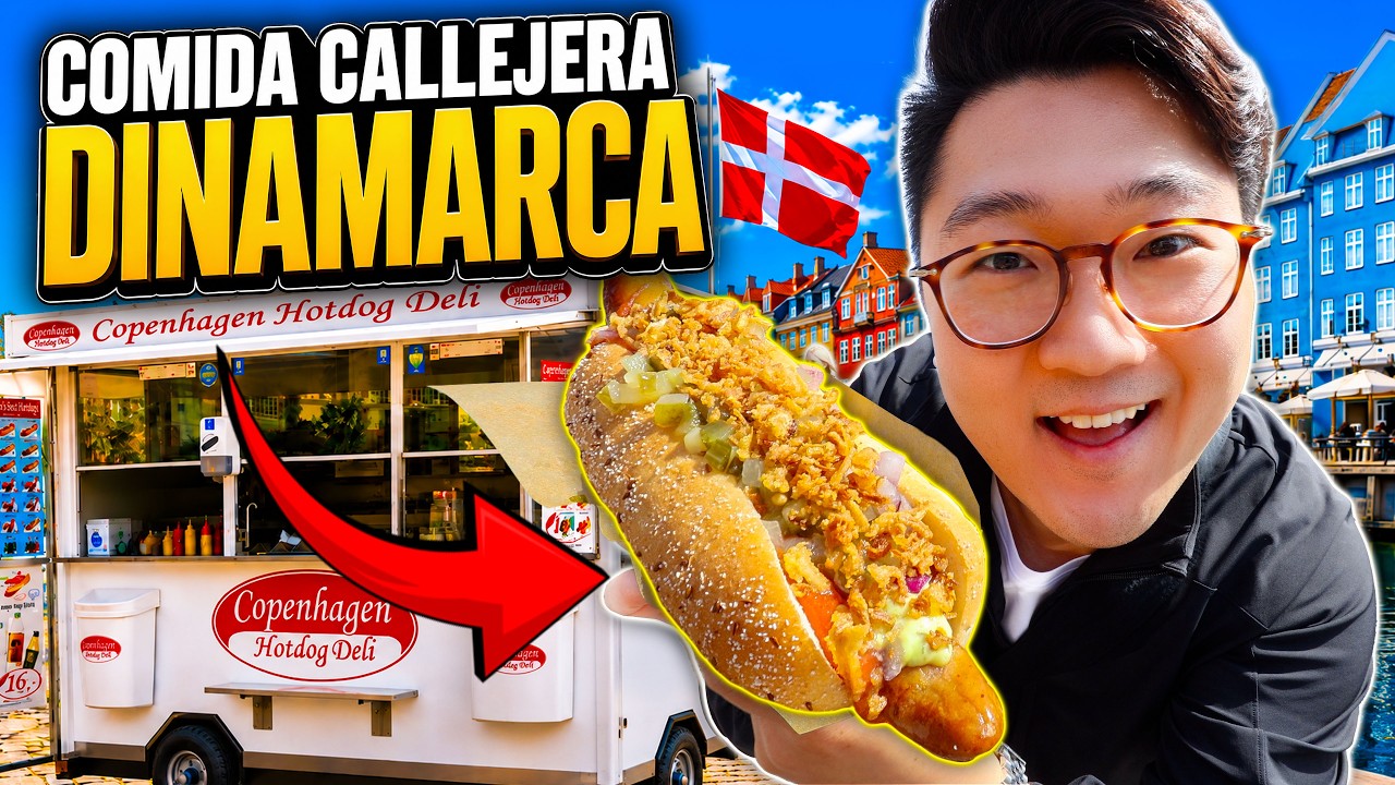 COMIDA CALLEJERA de DINAMARCA - &iquest;Qu&eacute; comen los DANESES?