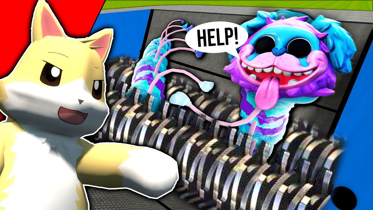 Заставляем POPPY PLAYTIME зайти в ШРЕДДЕРА... (Gmod Sandbox)