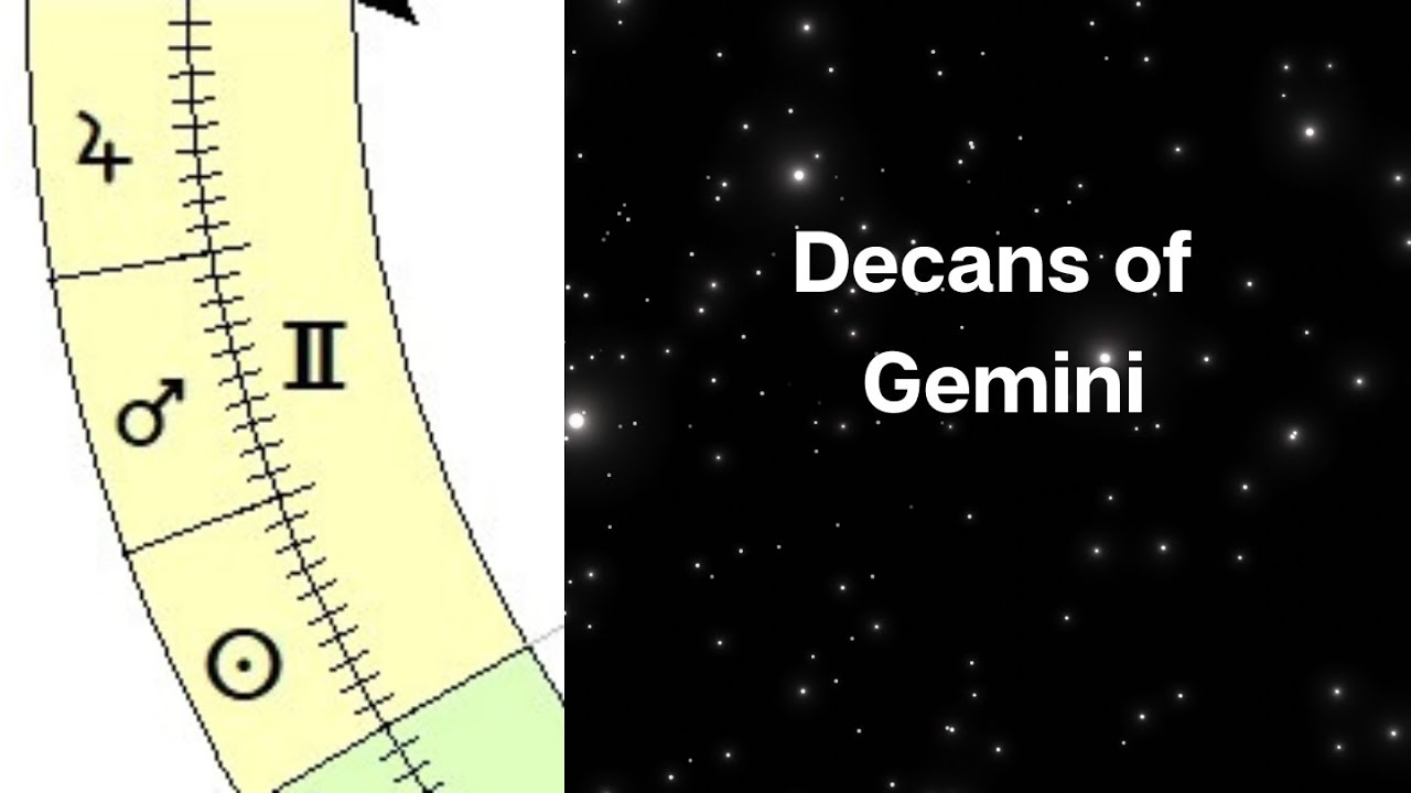 The Three Faces of Each Zodiac Sign I Decans of Gemini